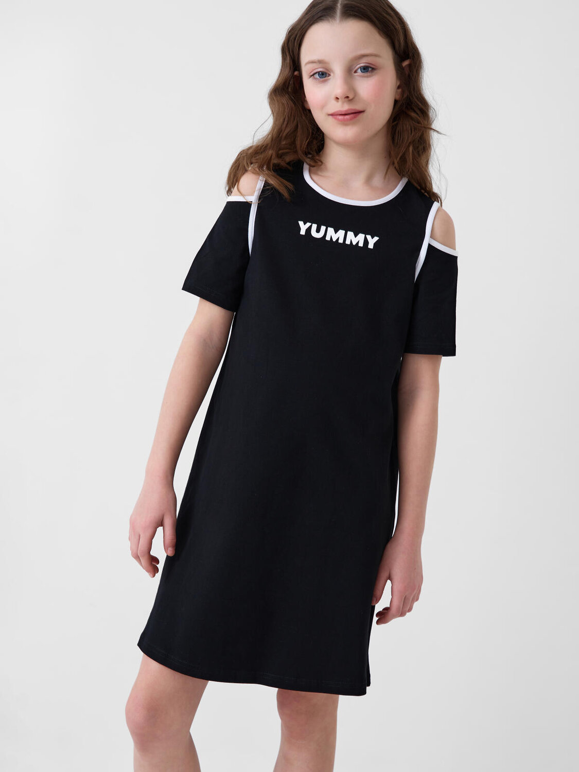 PLAYTODAY Платье 584687 12621482 белый,черный