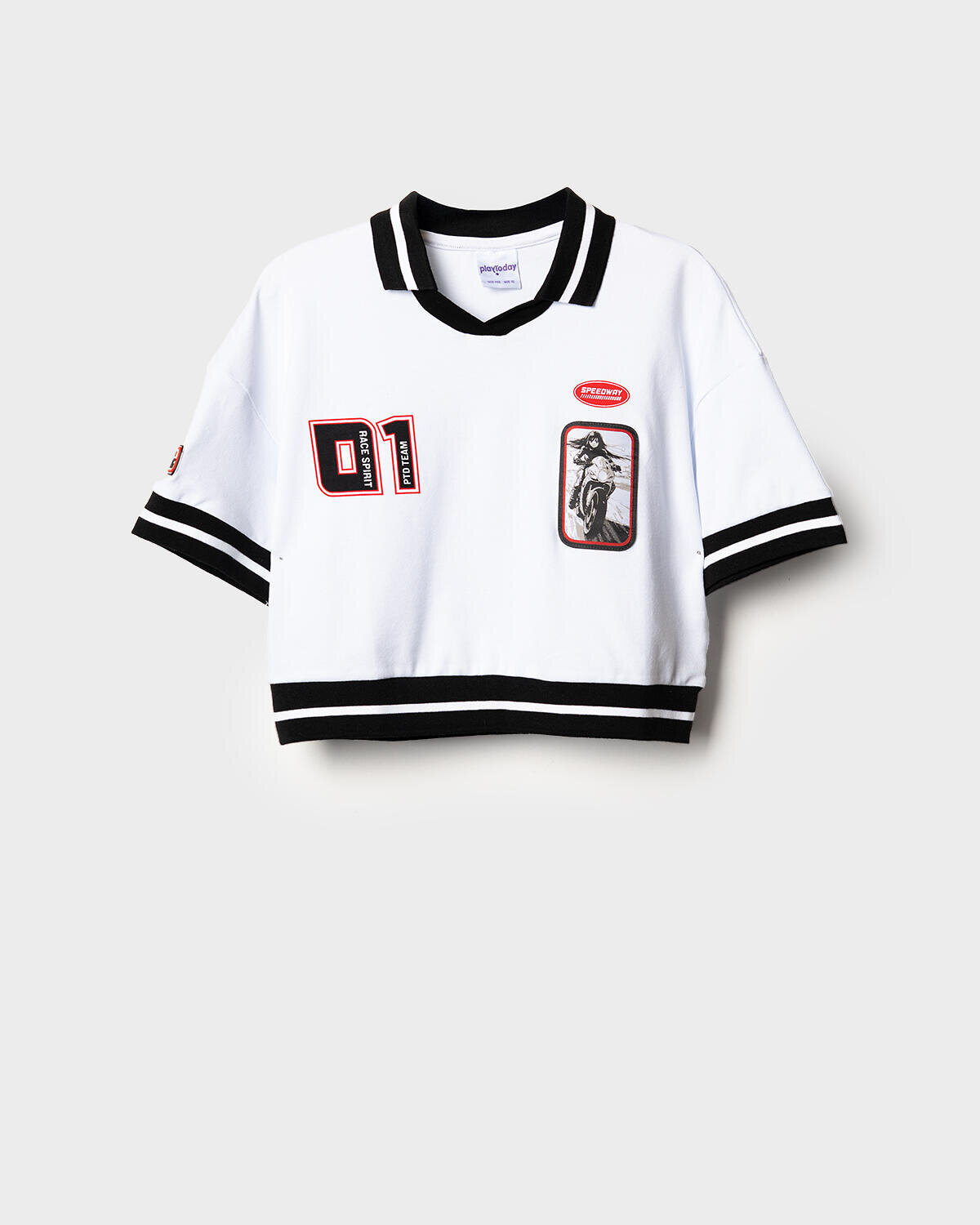 PLAYTODAY Джемпер 584696 12621344 белый,черный