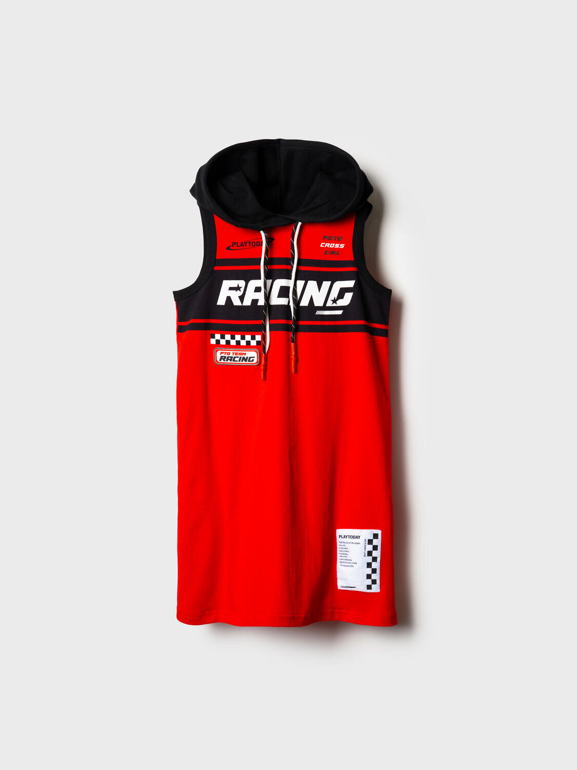 PLAYTODAY Платье 584697 12621355 черный,красный