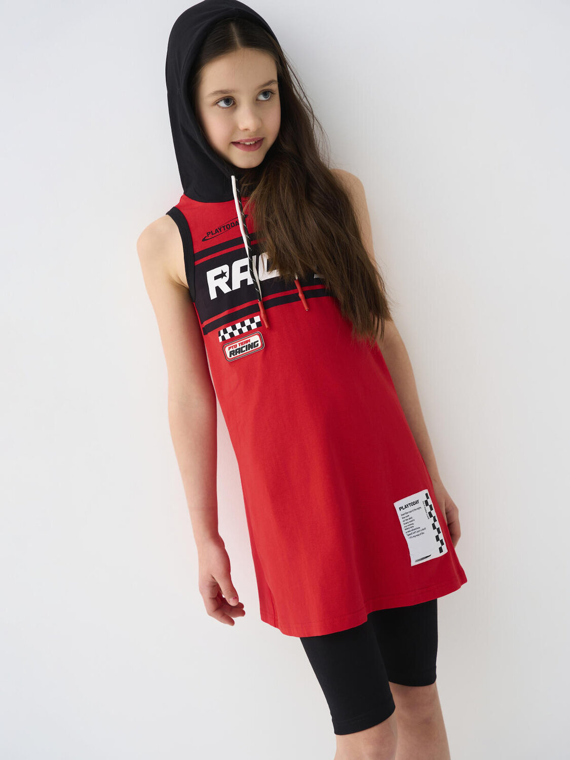 PLAYTODAY Платье 584697 12621355 черный,красный