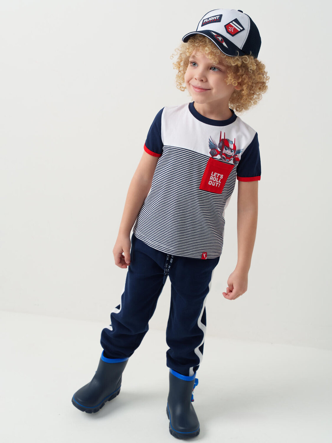 PLAYTODAY Кепка 584721 12612062 белый,тёмно-синий