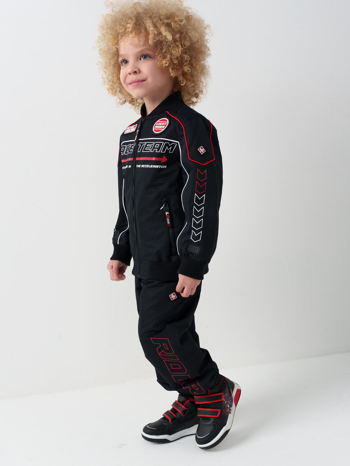 PLAYTODAY Ботинки 584727 12612707 черный,красный