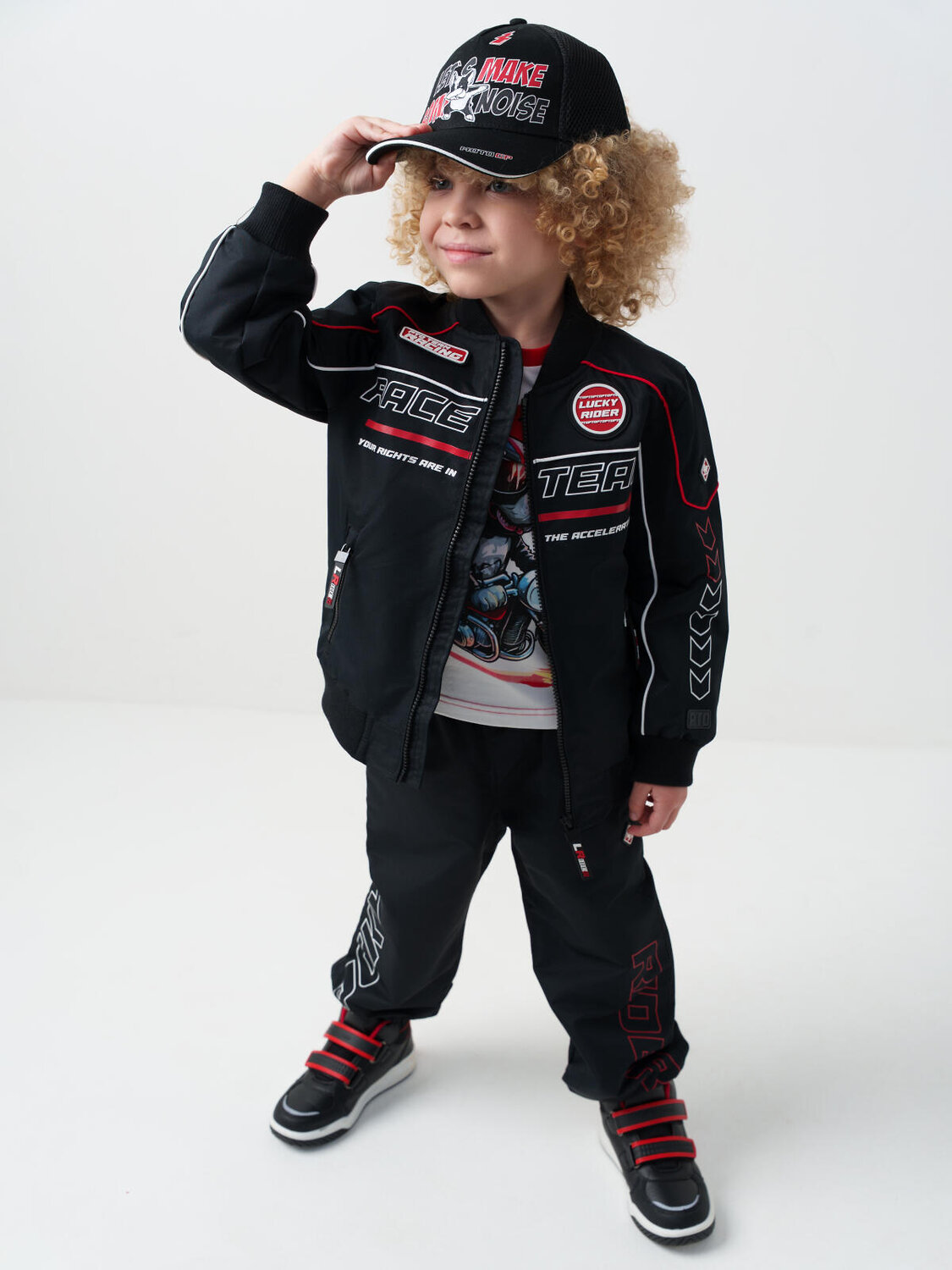 PLAYTODAY Ботинки 584727 12612707 черный,красный