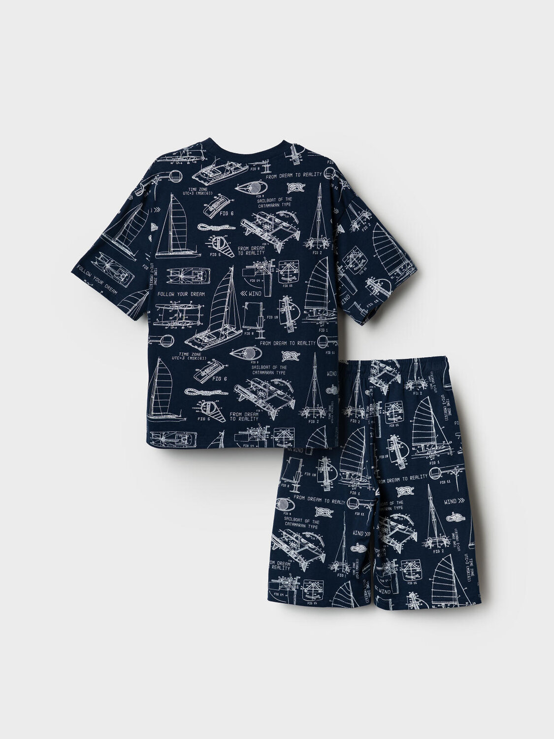 PLAYTODAY Пижама 584796 12611484 белый,тёмно-синий