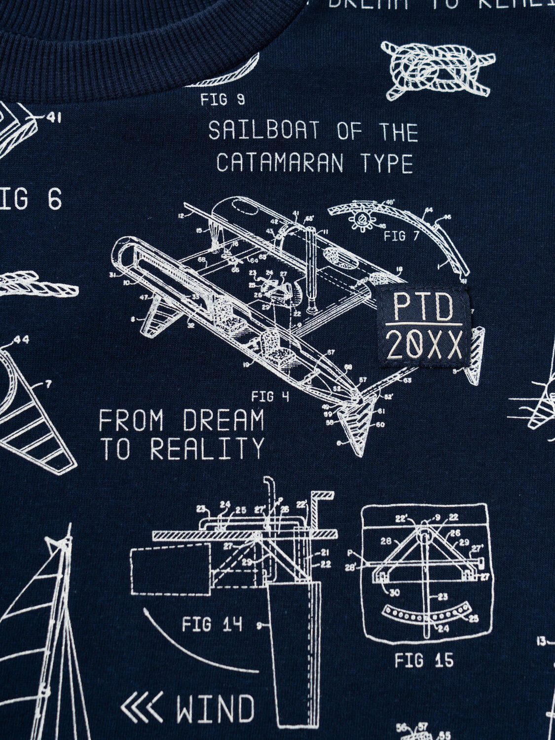 PLAYTODAY Пижама 584796 12611484 белый,тёмно-синий