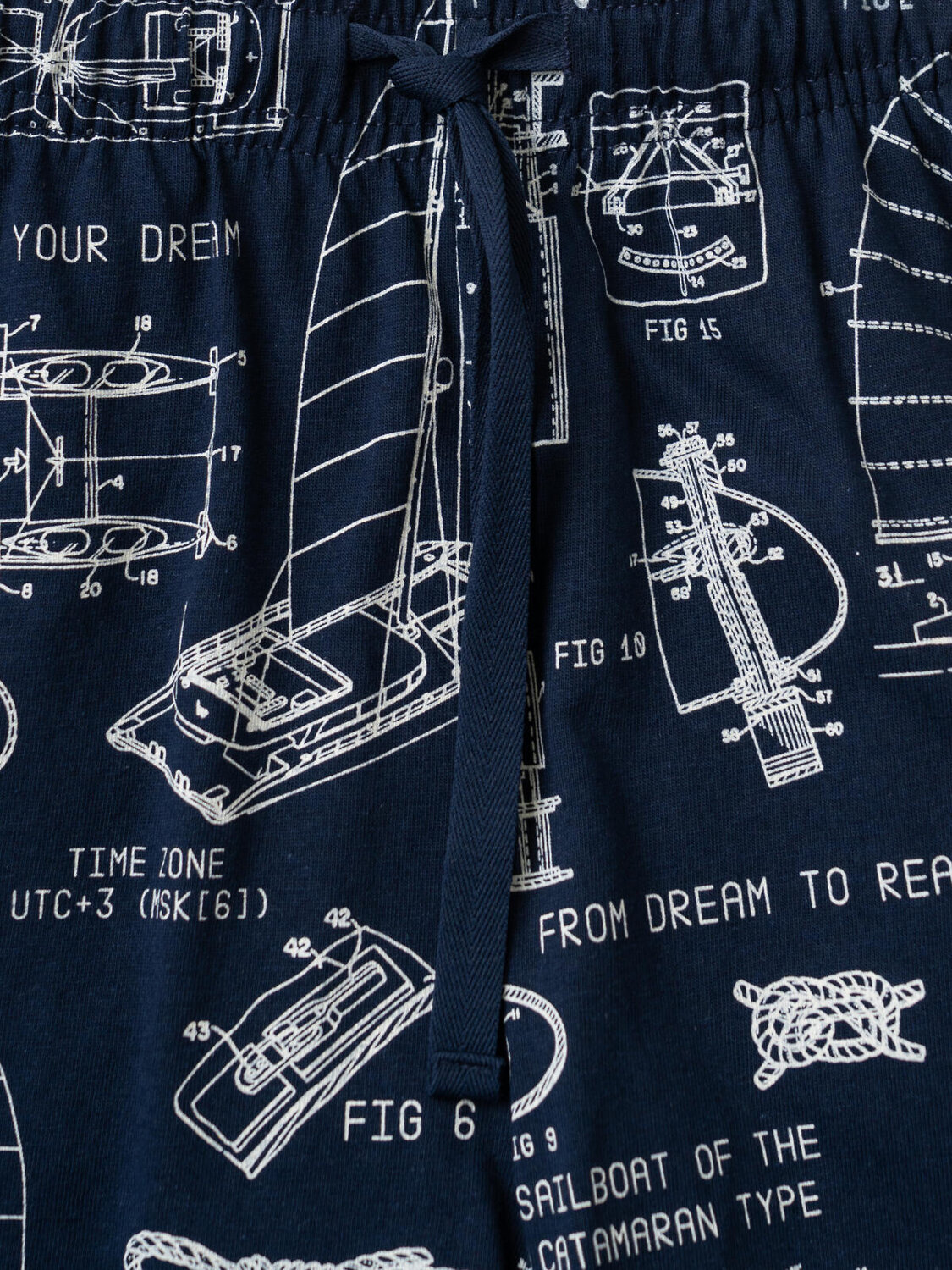 PLAYTODAY Пижама 584796 12611484 белый,тёмно-синий