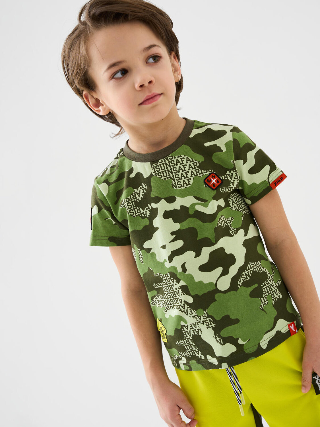 PLAYTODAY Фуфайка 584832 12612340 темно-зеленый,зеленый,светло-зеленый