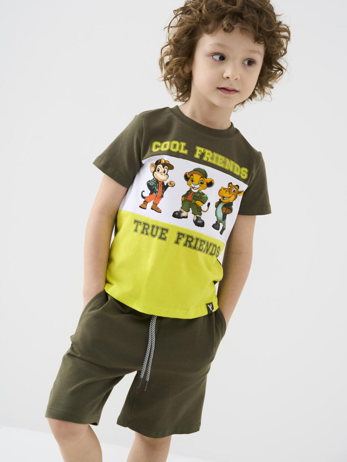 PLAYTODAY Комплект 584834 12612347 белый,светло-зеленый,темно-зеленый