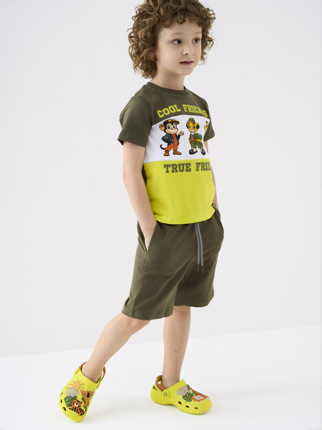 PLAYTODAY Комплект 584834 12612347 белый,светло-зеленый,темно-зеленый