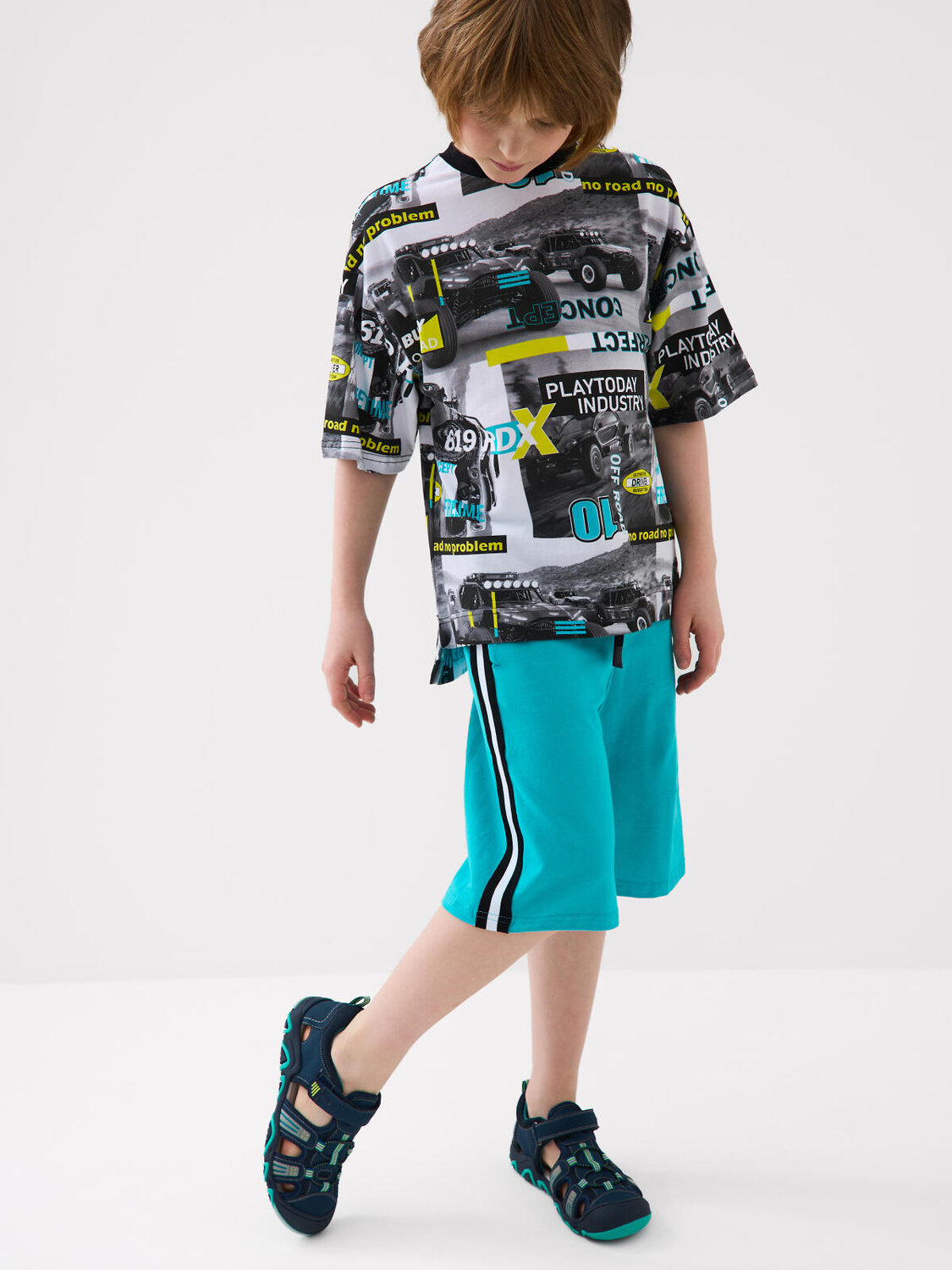 PLAYTODAY Сандалии 584843 12611725 тёмно-синий