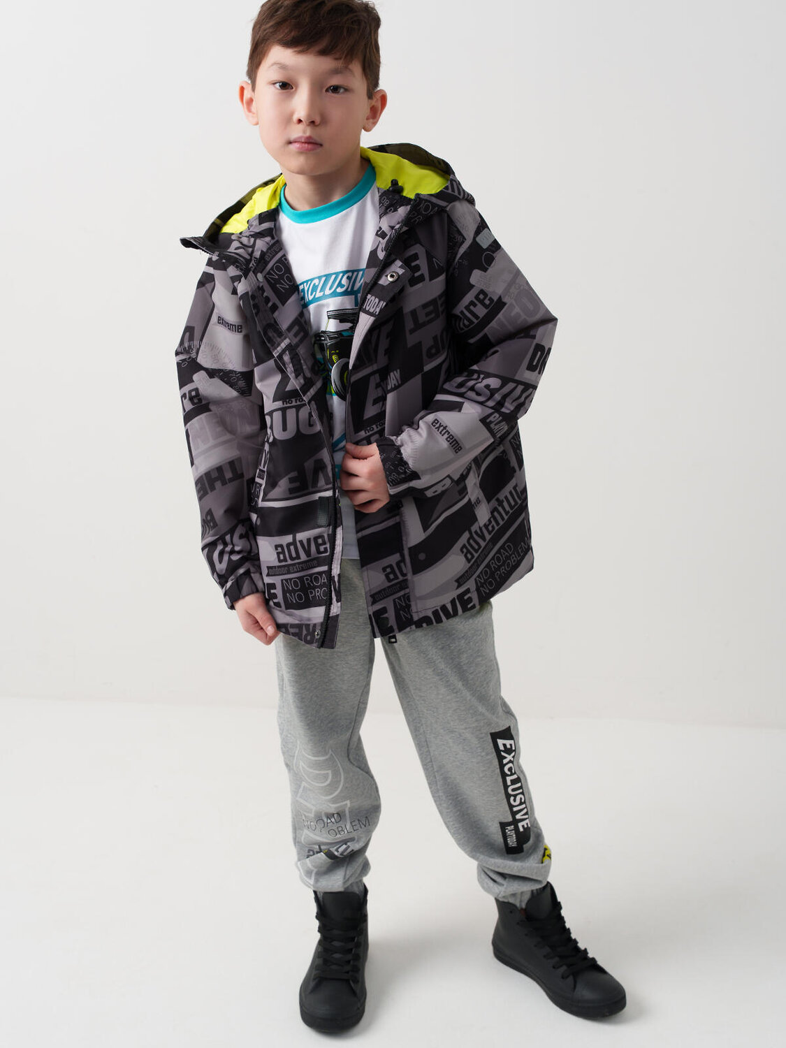 PLAYTODAY Куртка 584849 12611468 черный,серый