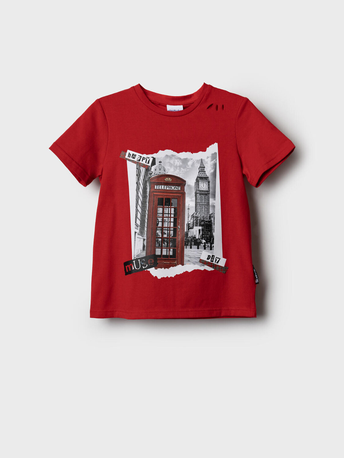 PLAYTODAY Фуфайка 584853 12621405 белый,красный,черный