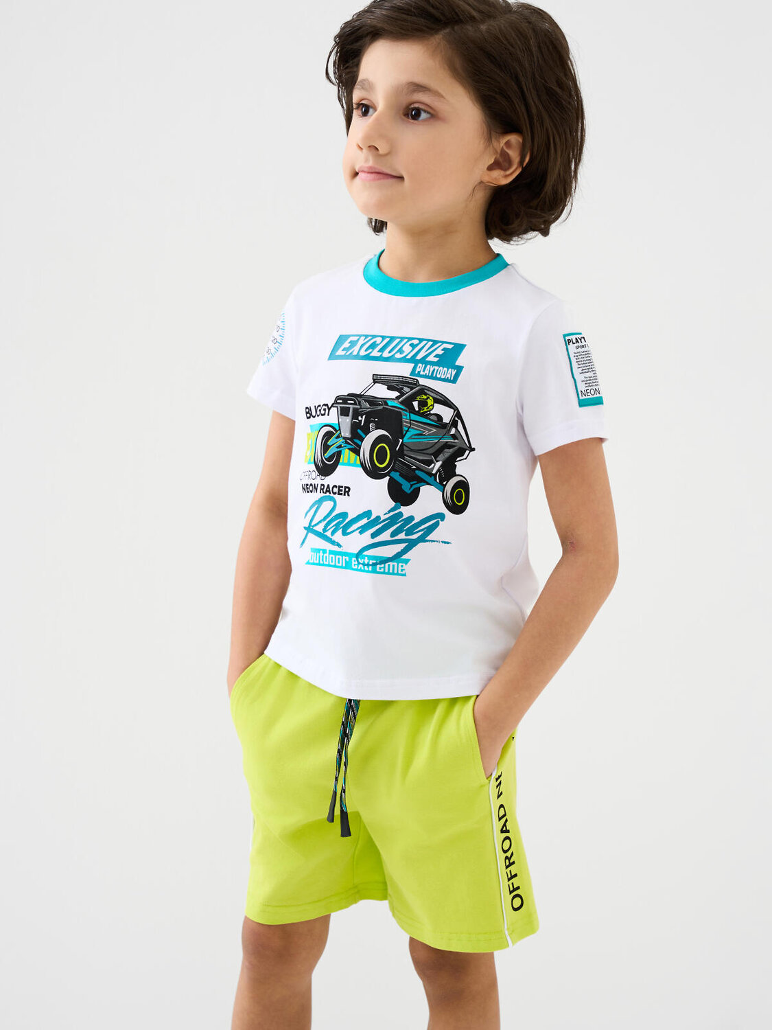 PLAYTODAY Шорты 584856 12612246 светло-зеленый,бирюзовый