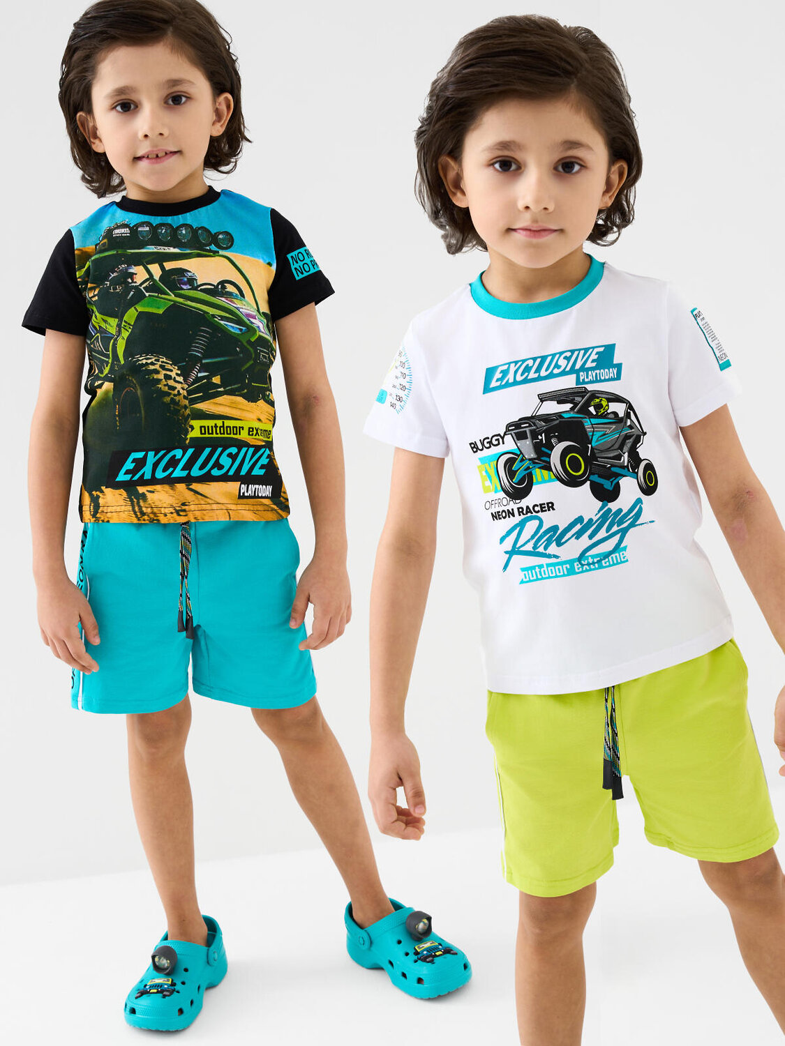 PLAYTODAY Шорты 584856 12612246 светло-зеленый,бирюзовый