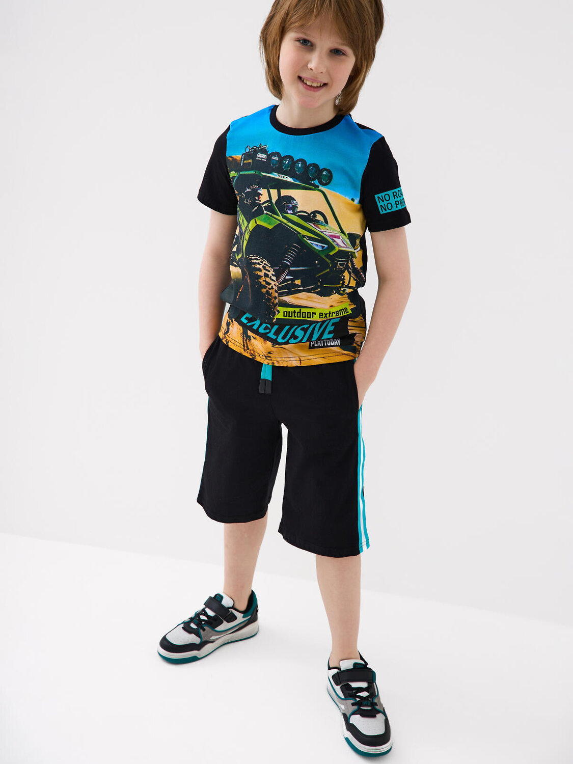 PLAYTODAY Фуфайка 584865 12611150 белый,черный