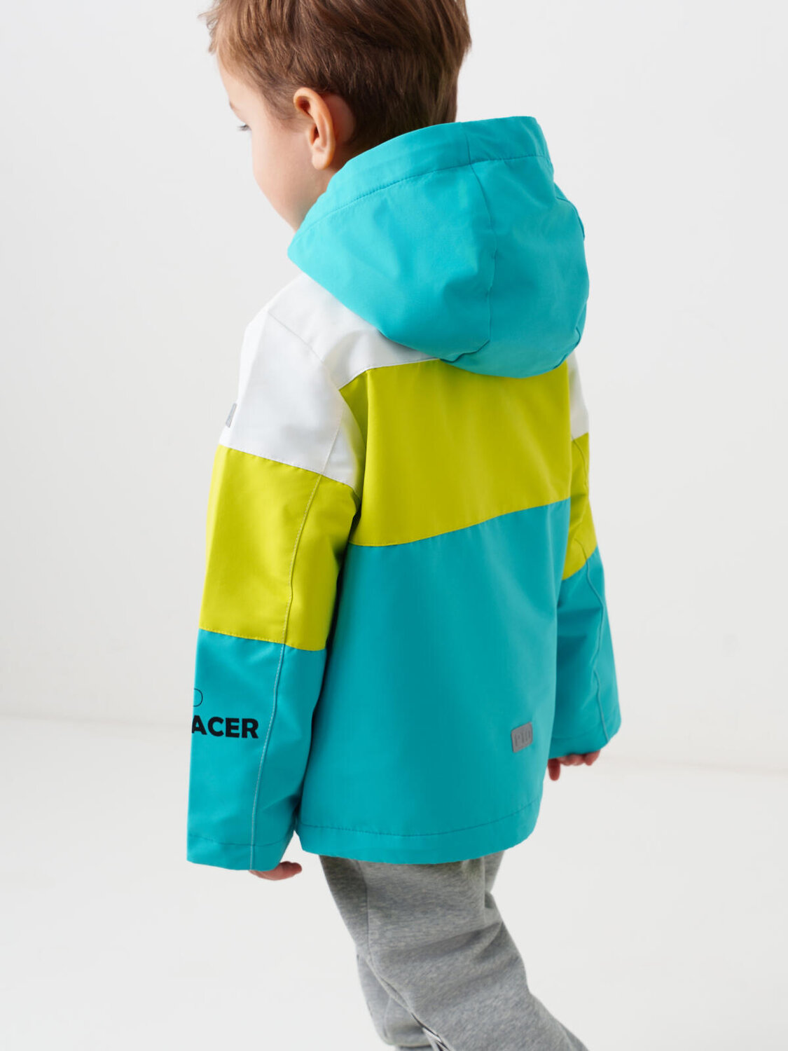 PLAYTODAY Куртка 584924 12612231 белый,светло-зеленый,бирюзовый