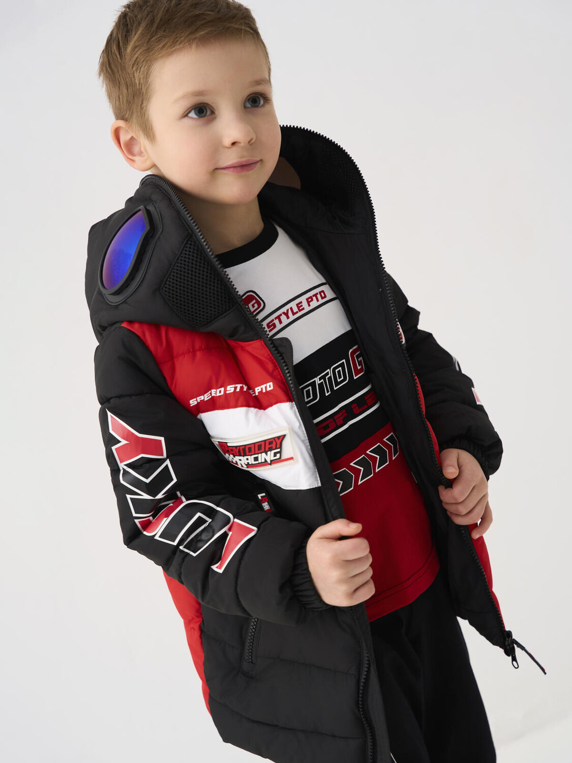 PLAYTODAY Куртка 584935 12612274 белый,черный,красный