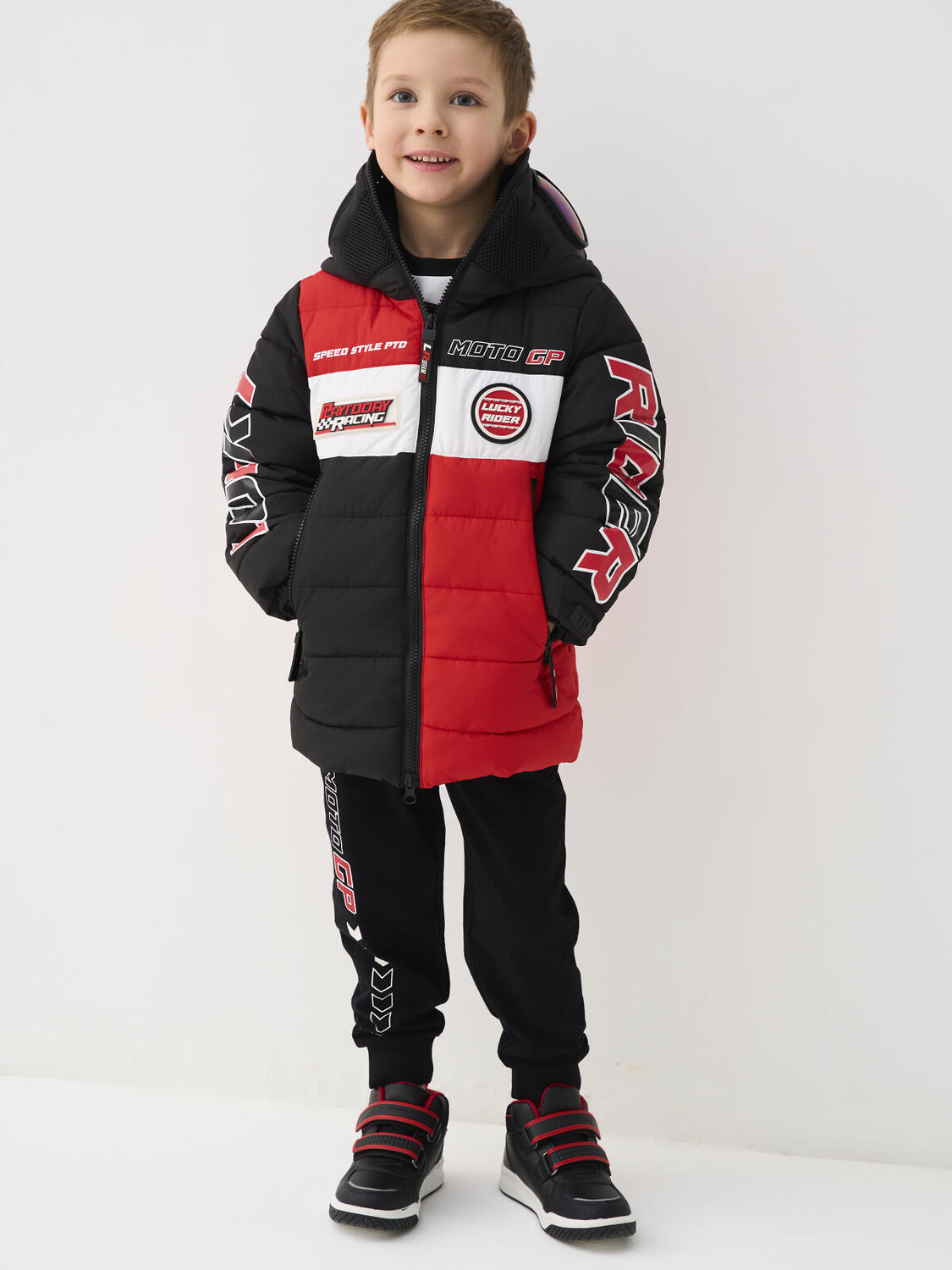 PLAYTODAY Куртка 584935 12612274 белый,черный,красный