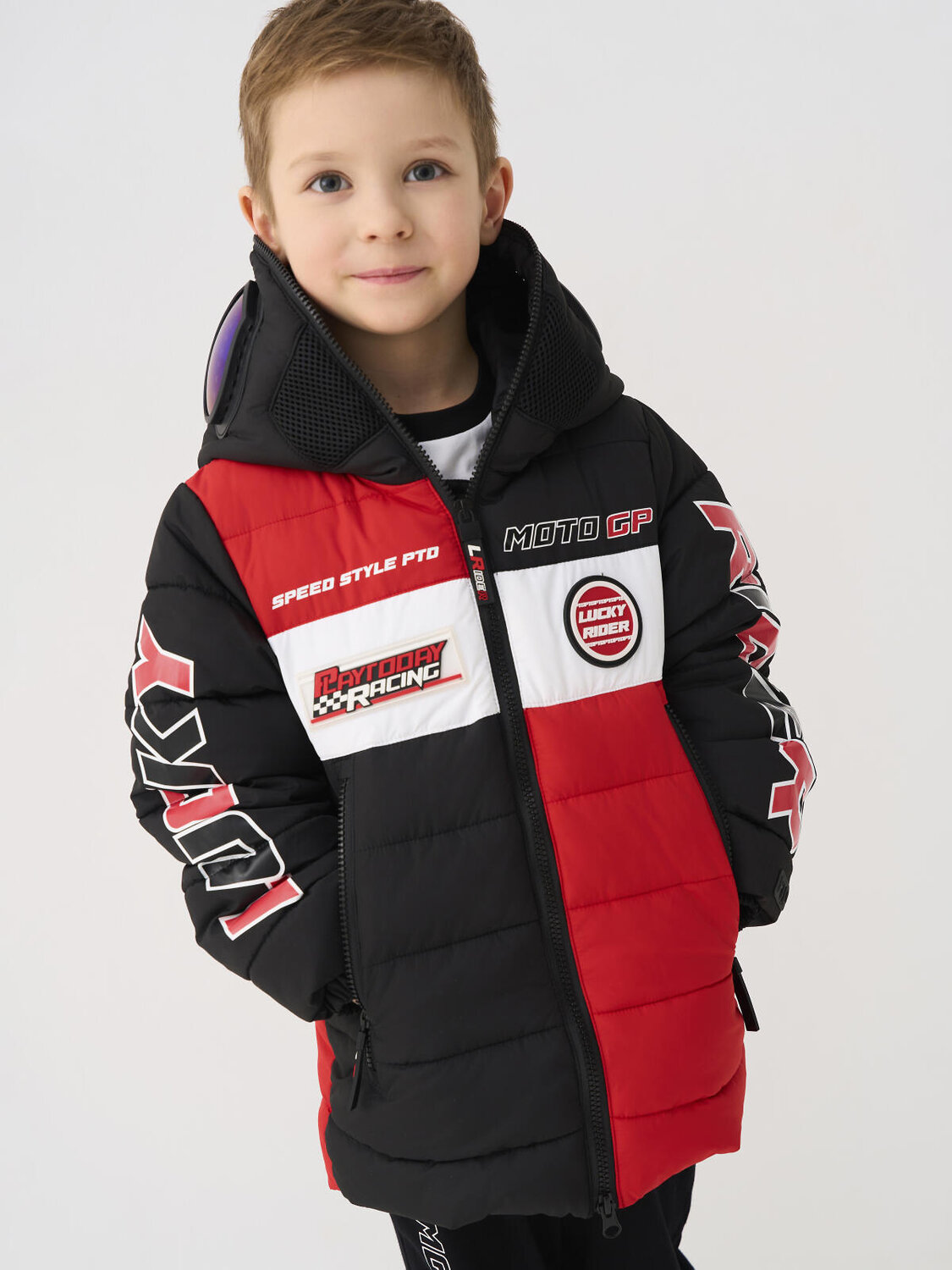 PLAYTODAY Куртка 584935 12612274 белый,черный,красный
