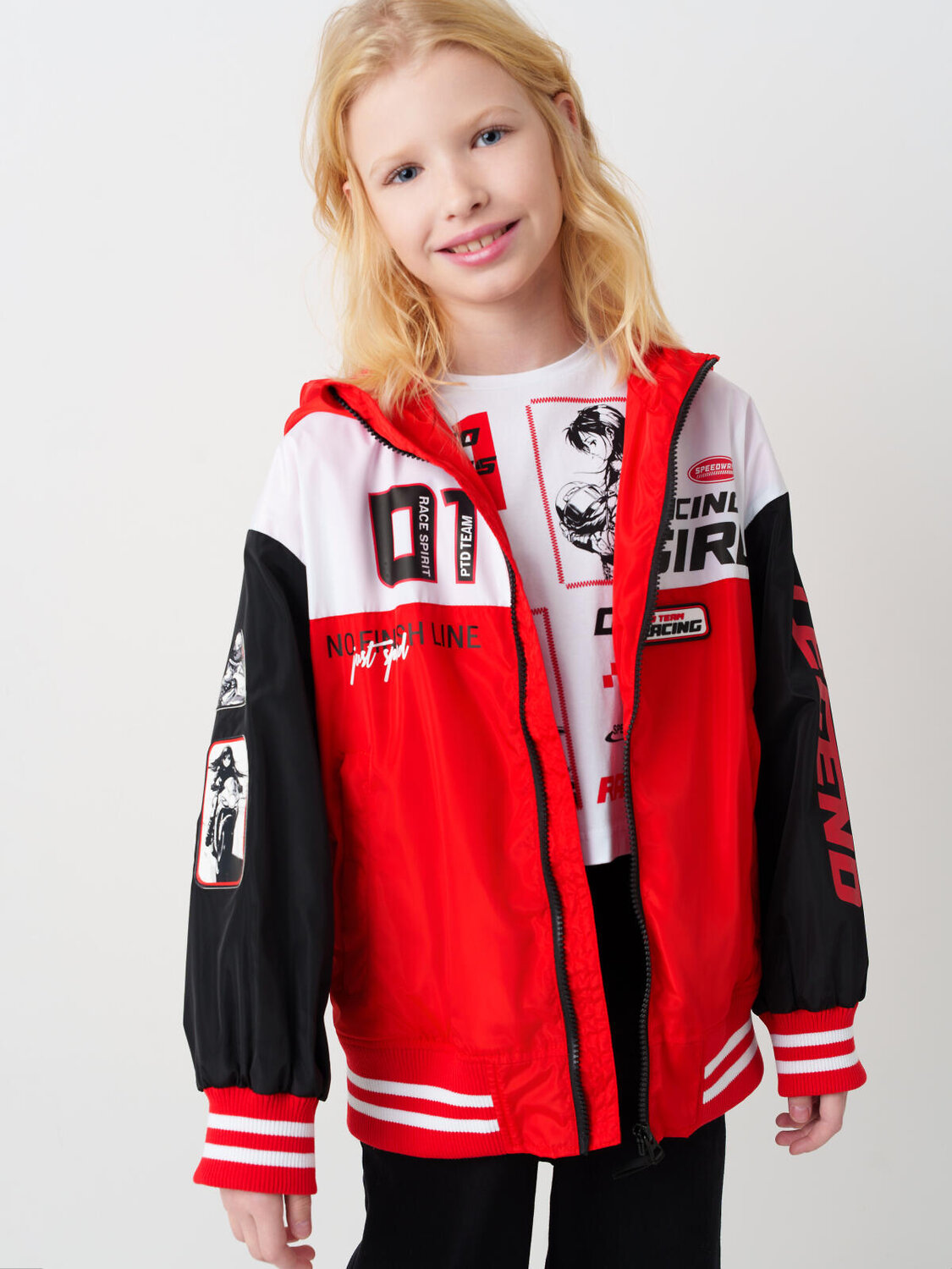 PLAYTODAY Куртка 584937 12621332 белый,черный,красный