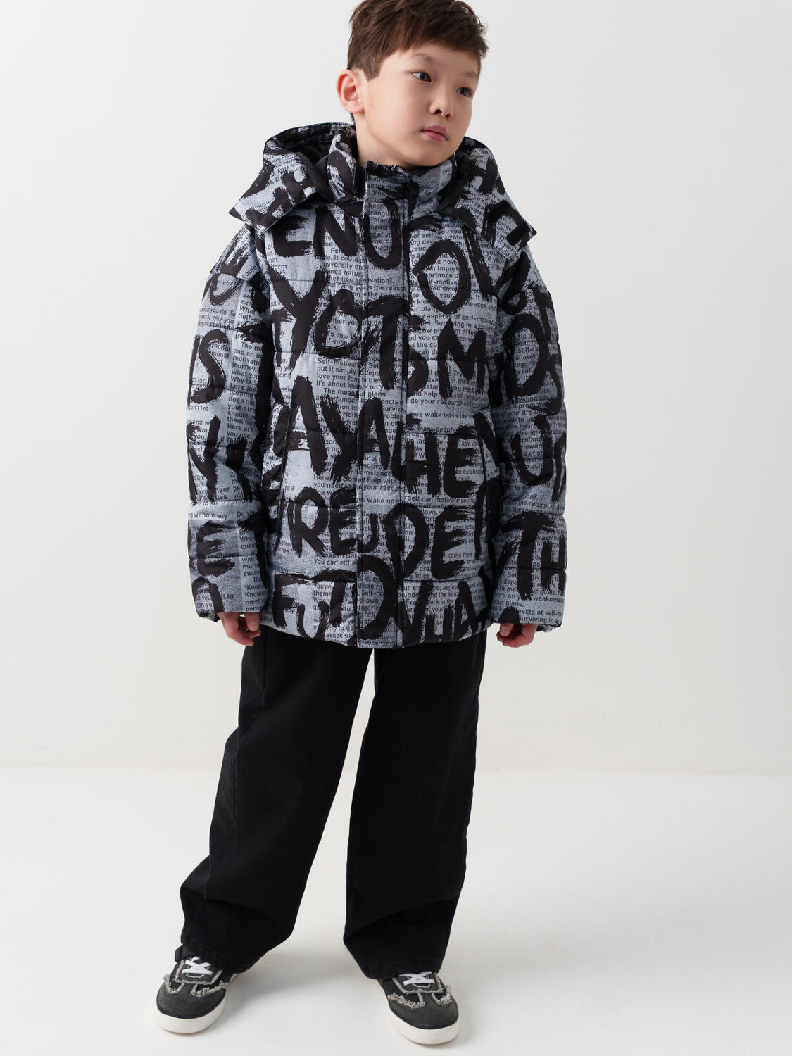 PLAYTODAY Куртка 584942 12611234 черный,серый,светло-серый