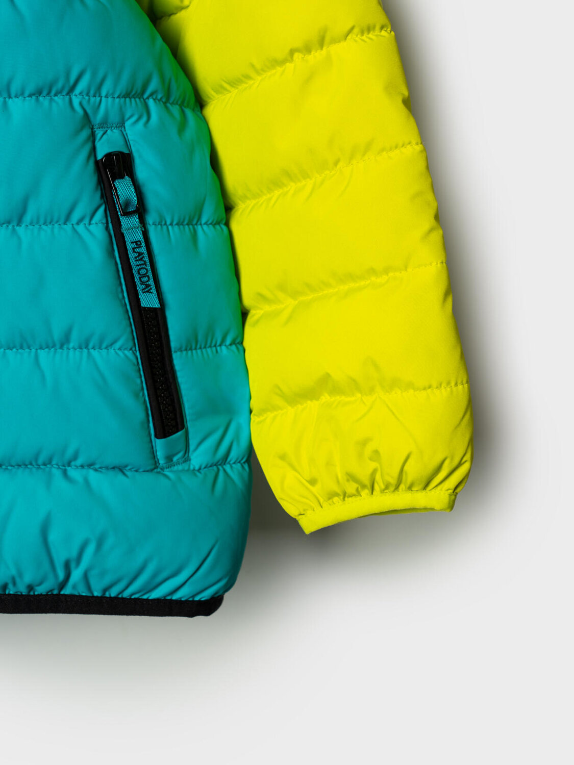 PLAYTODAY Куртка 584946 12612234 черный,светло-зеленый,бирюзовый