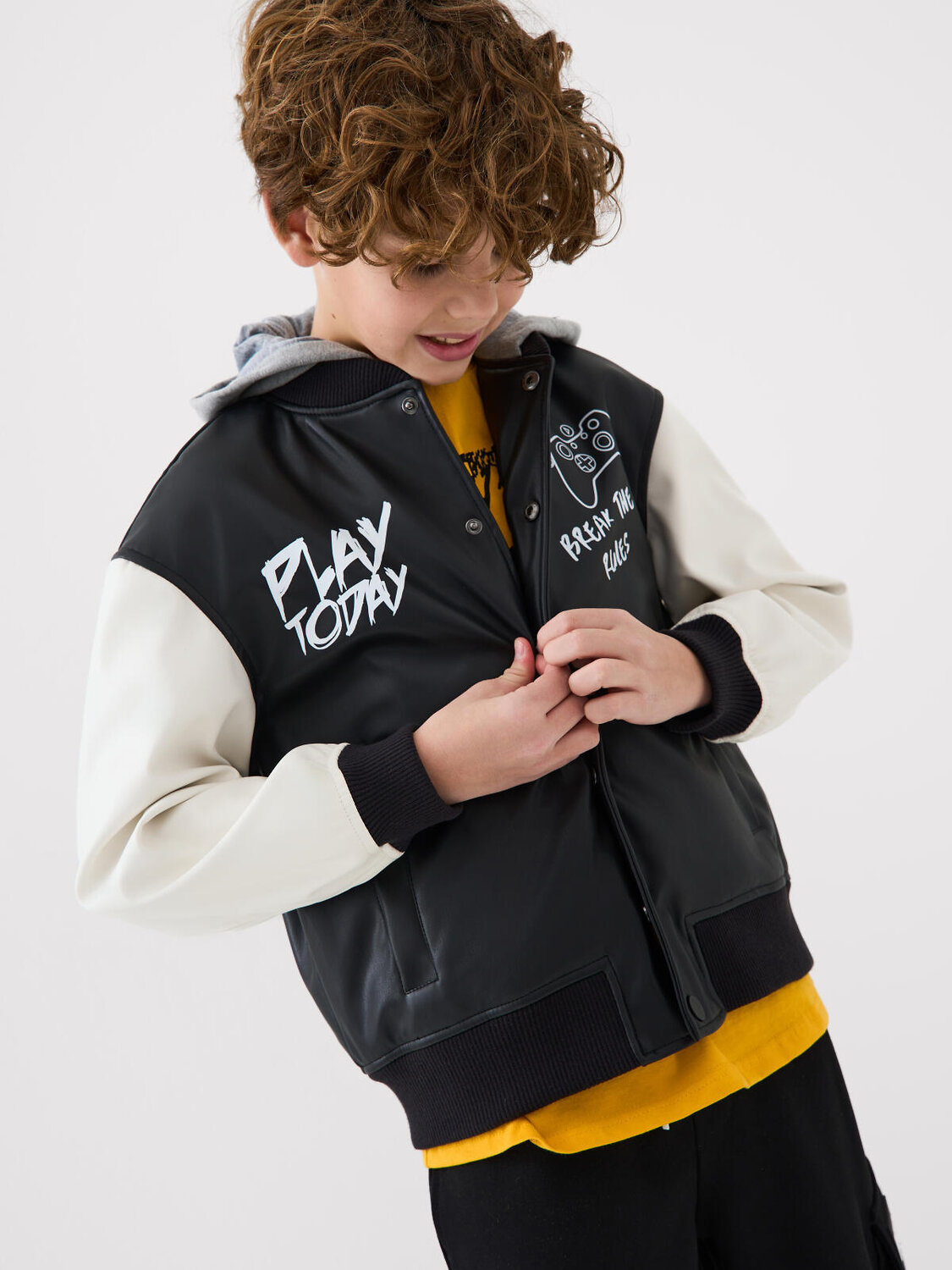 PLAYTODAY Куртка 584954 12611283 черный,белый,серый