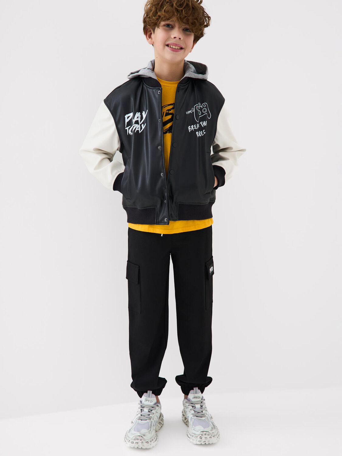 PLAYTODAY Куртка 584954 12611283 черный,белый,серый