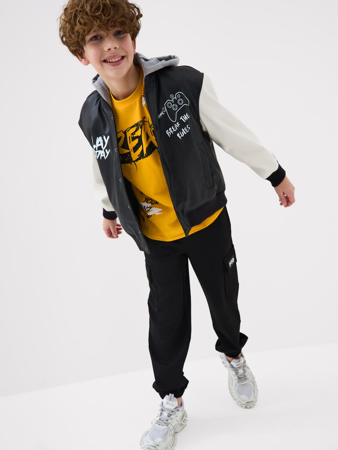 PLAYTODAY Куртка 584954 12611283 черный,белый,серый