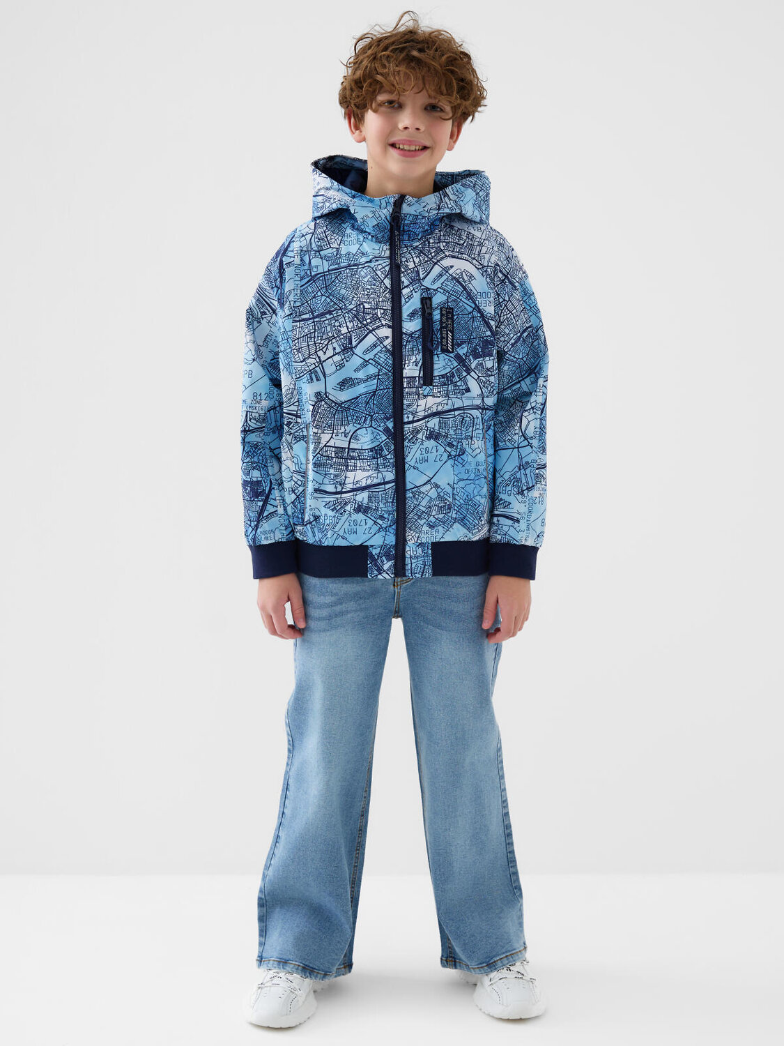 PLAYTODAY Куртка 584955 12611454 белый,тёмно-синий,голубой