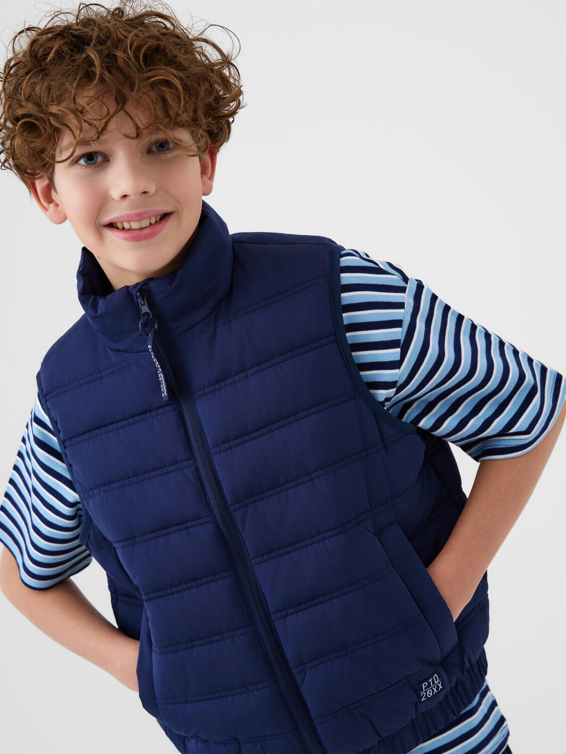 PLAYTODAY Жилет 584958 12611545 тёмно-синий