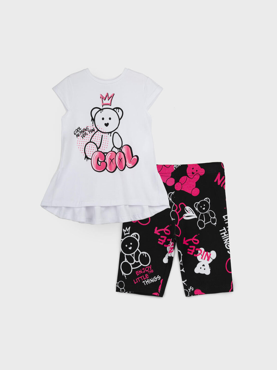 PLAYTODAY Комплект 584969 12522247 белый,черный,фуксия