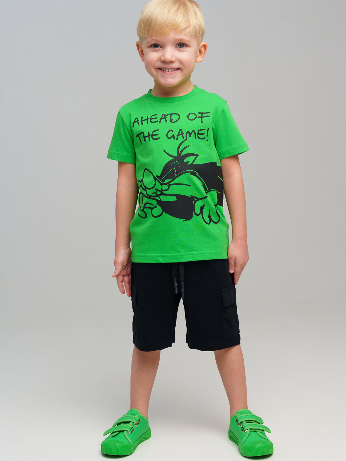 PLAYTODAY Полуботинки 584974 12532707 зеленый