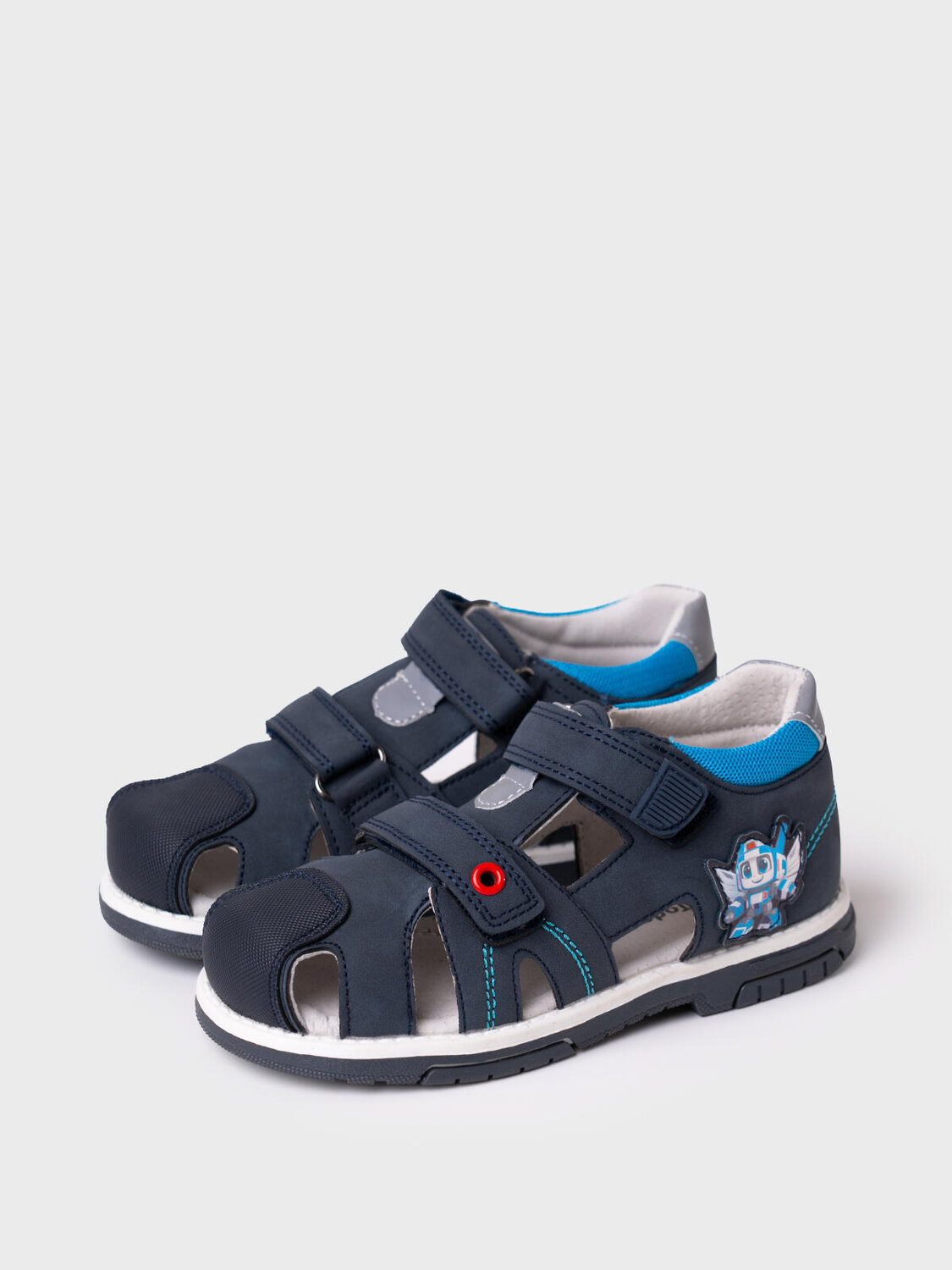 PLAYTODAY Сандалии 584977 12512763 тёмно-синий,зеленый