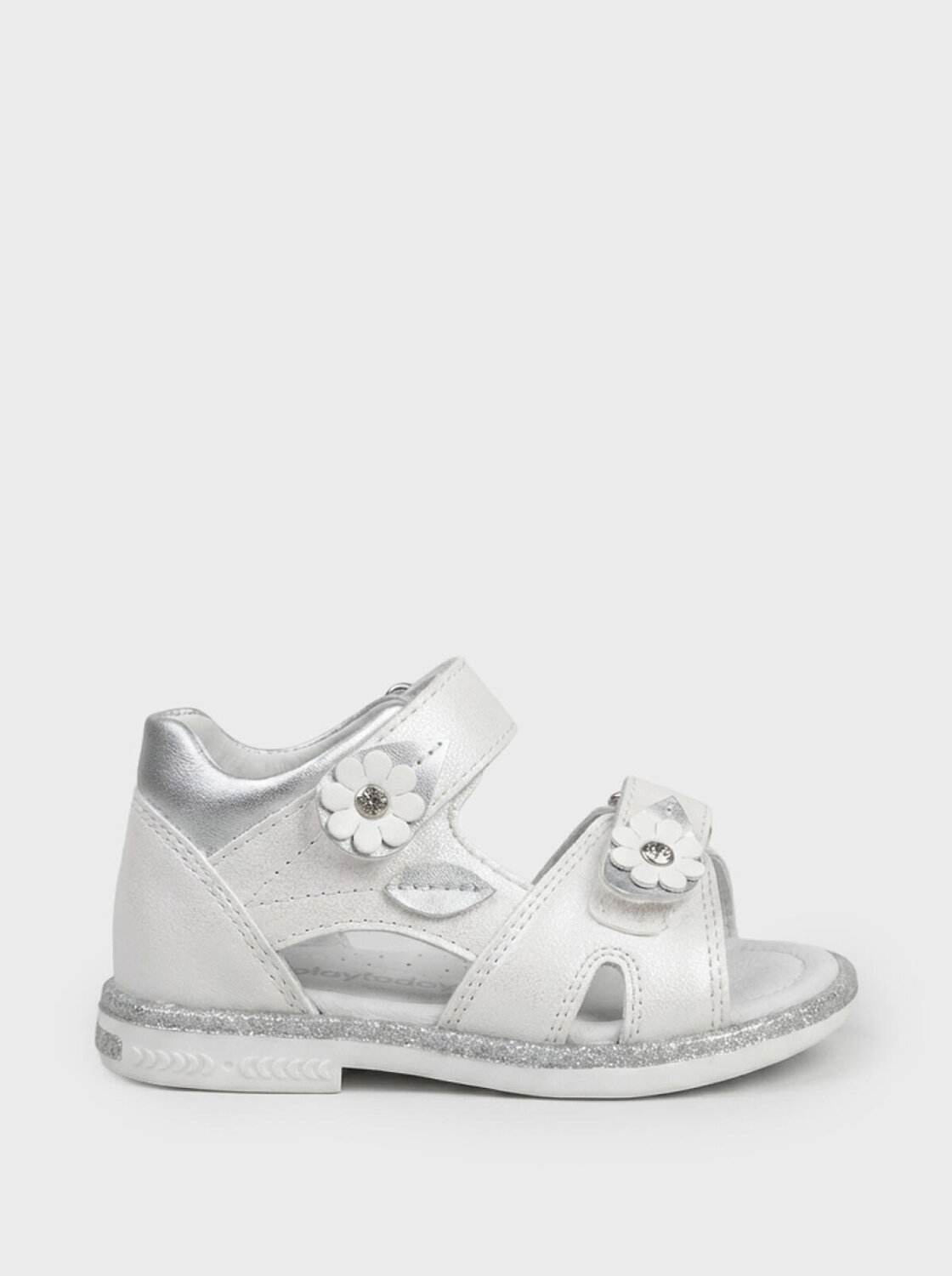 PLAYTODAY Сандалии 584978 12523729 белый,серебряный