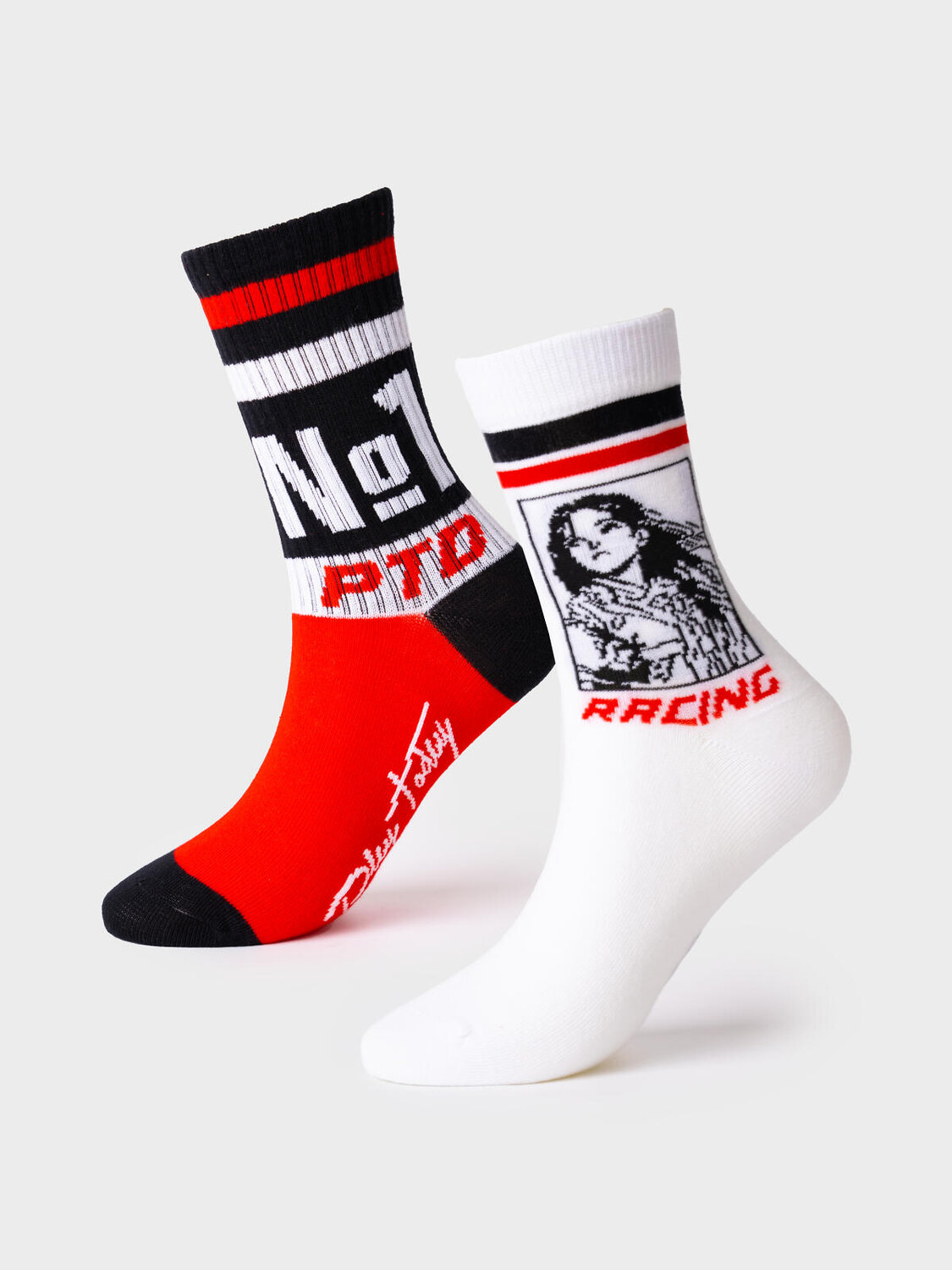 PLAYTODAY Носки 584997 12621333 черный,белый,красный