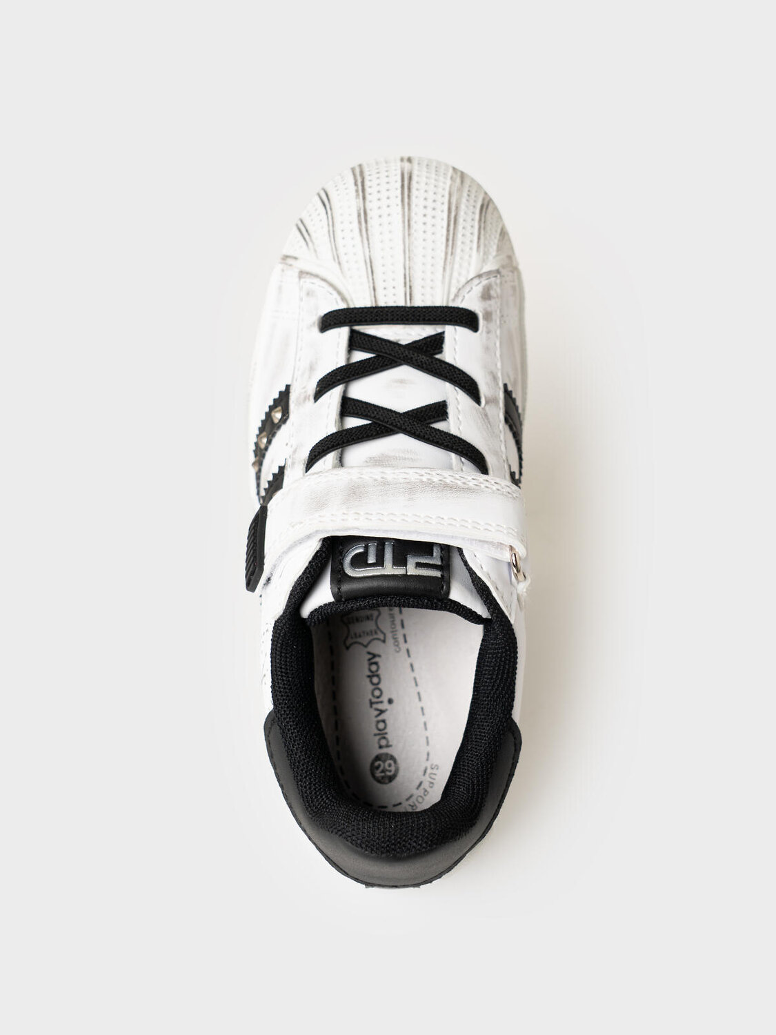 PLAYTODAY Полуботинки 585032 12612725 белый,черный