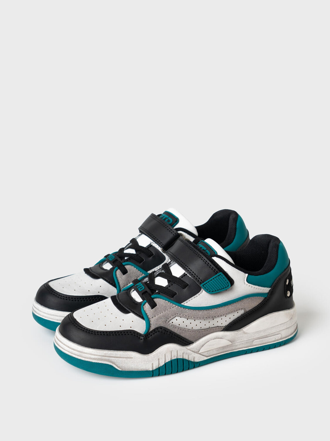 PLAYTODAY Полуботинки 585036 12611743 черный,белый,зеленый