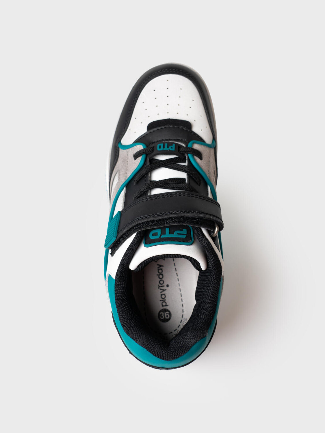 PLAYTODAY Полуботинки 585036 12611743 черный,белый,зеленый