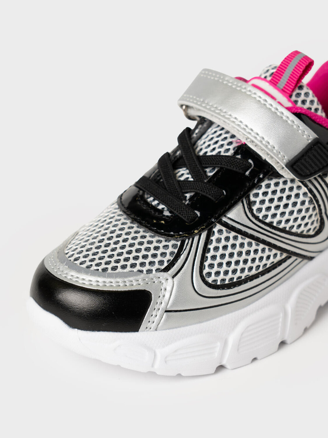 PLAYTODAY Полуботинки 585037 12622737 серебряный,черный,фуксия