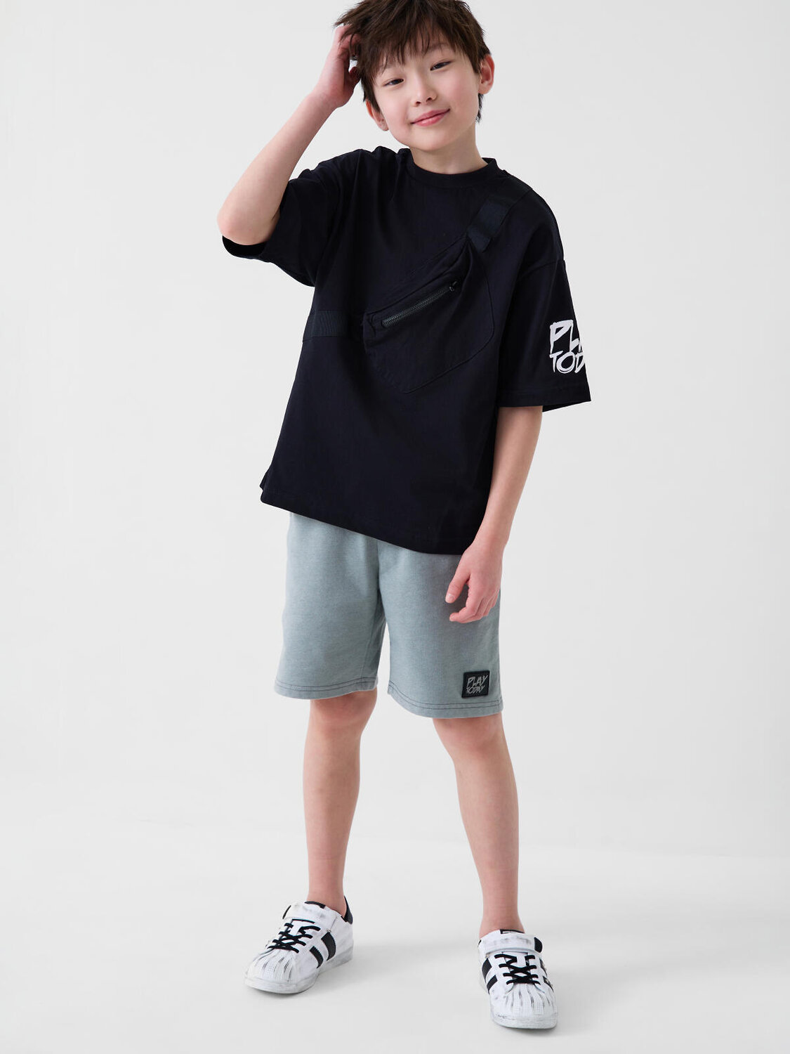 PLAYTODAY Полуботинки 585038 12611741 белый,черный