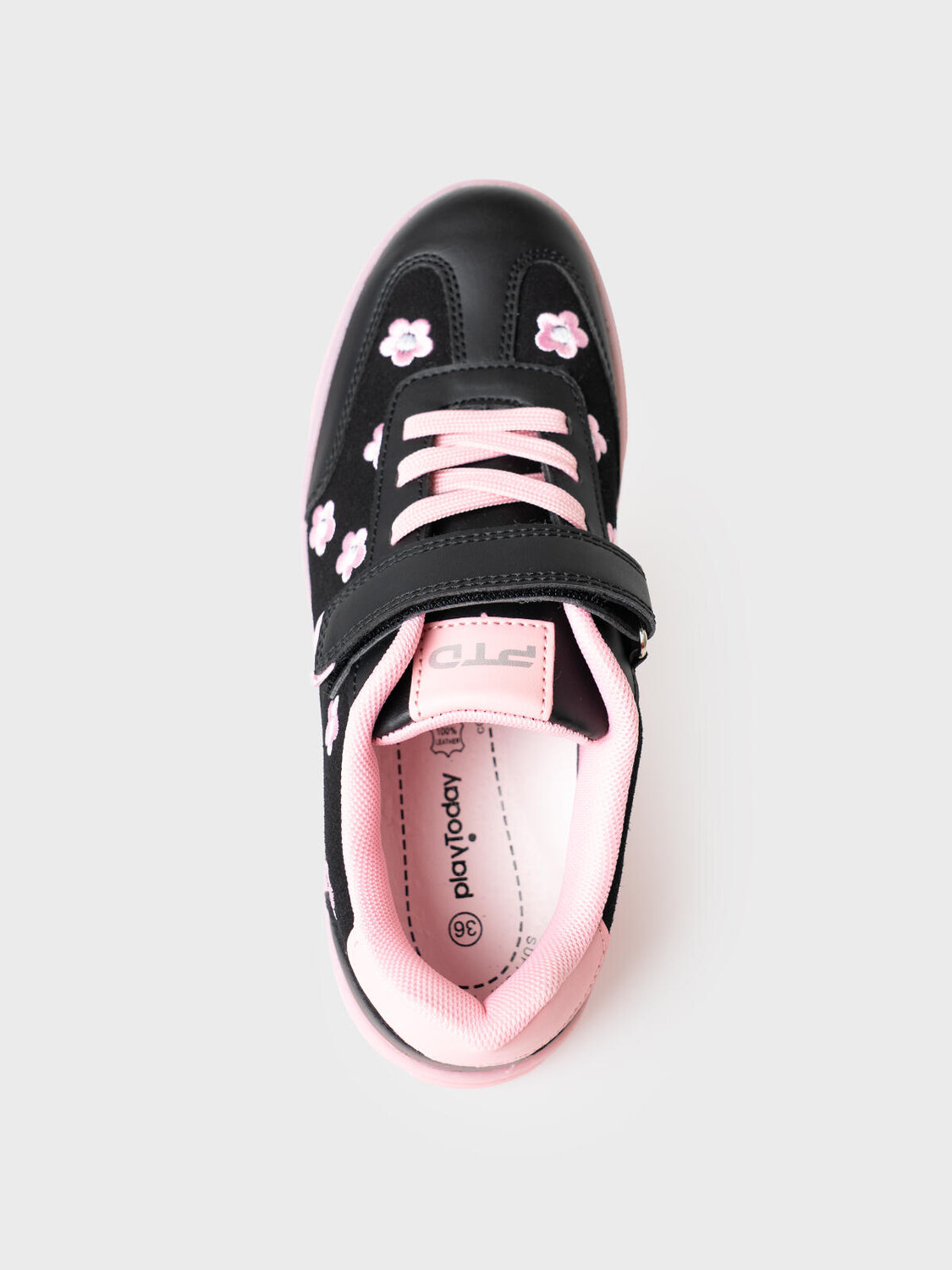 PLAYTODAY Полуботинки 585054 12621737 черный,розовый