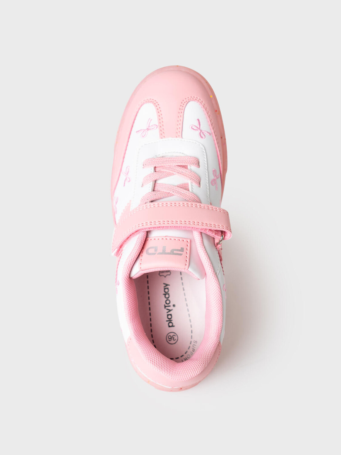 PLAYTODAY Полуботинки 585058 12621738 белый,розовый