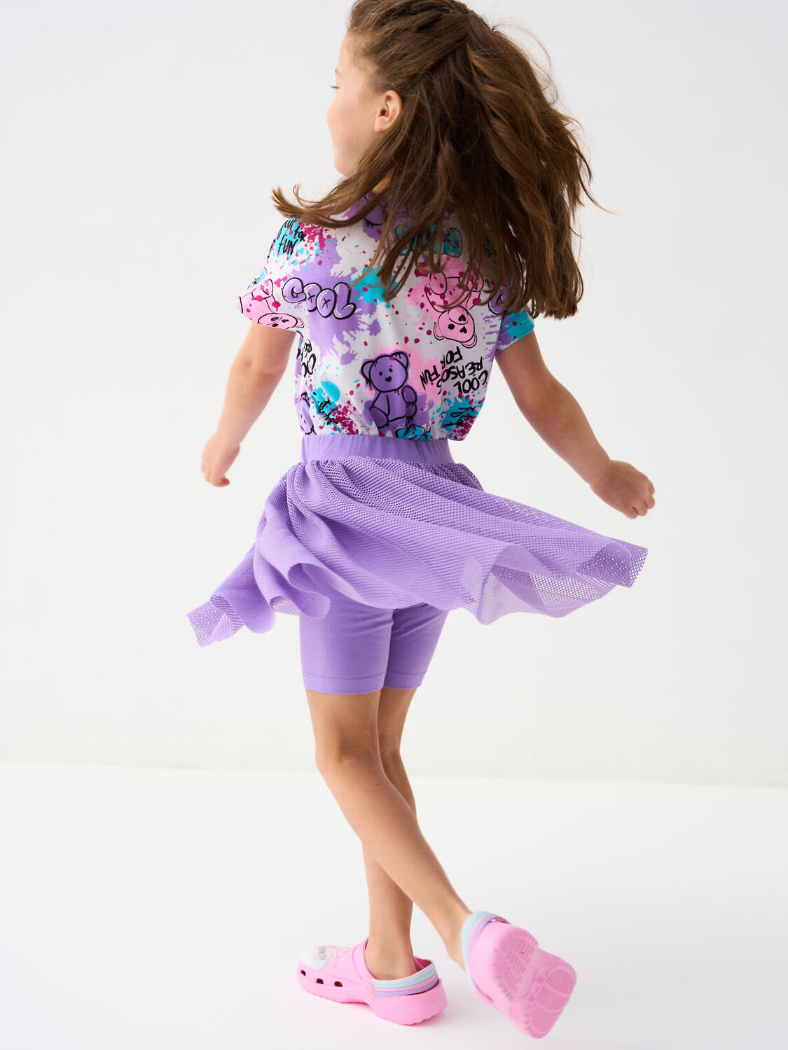 PLAYTODAY Юбка-шорты 585075 12622436 сиреневый