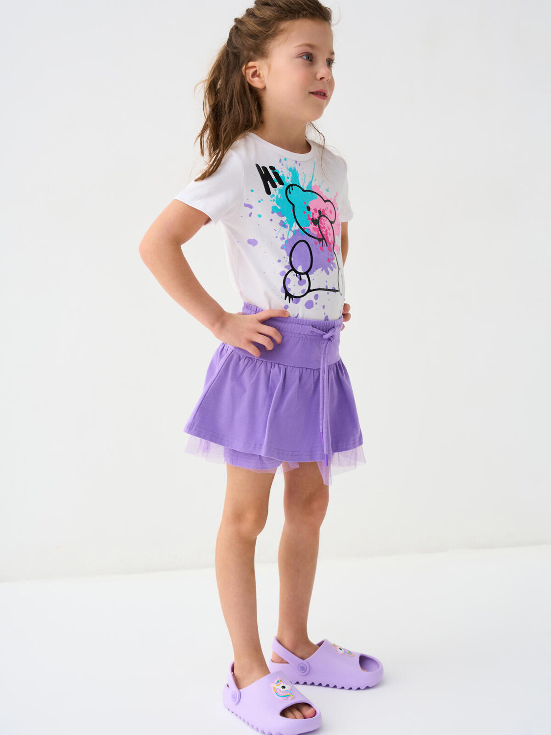 PLAYTODAY Комплект 585078 12622440 сиреневый,белый