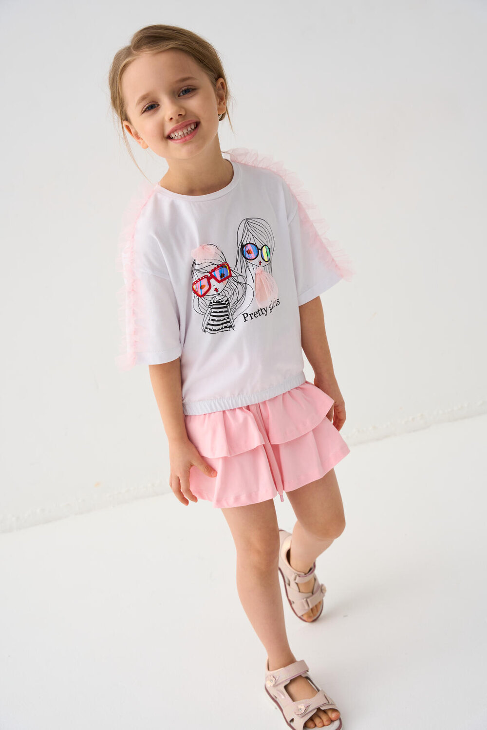 PLAYTODAY Юбка-шорты 585088 12622042 светло-розовый