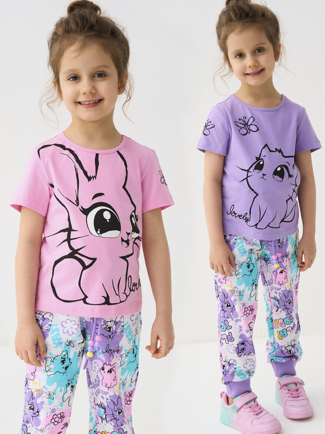 PLAYTODAY Фуфайка 585095 12622088 розовый,сиреневый