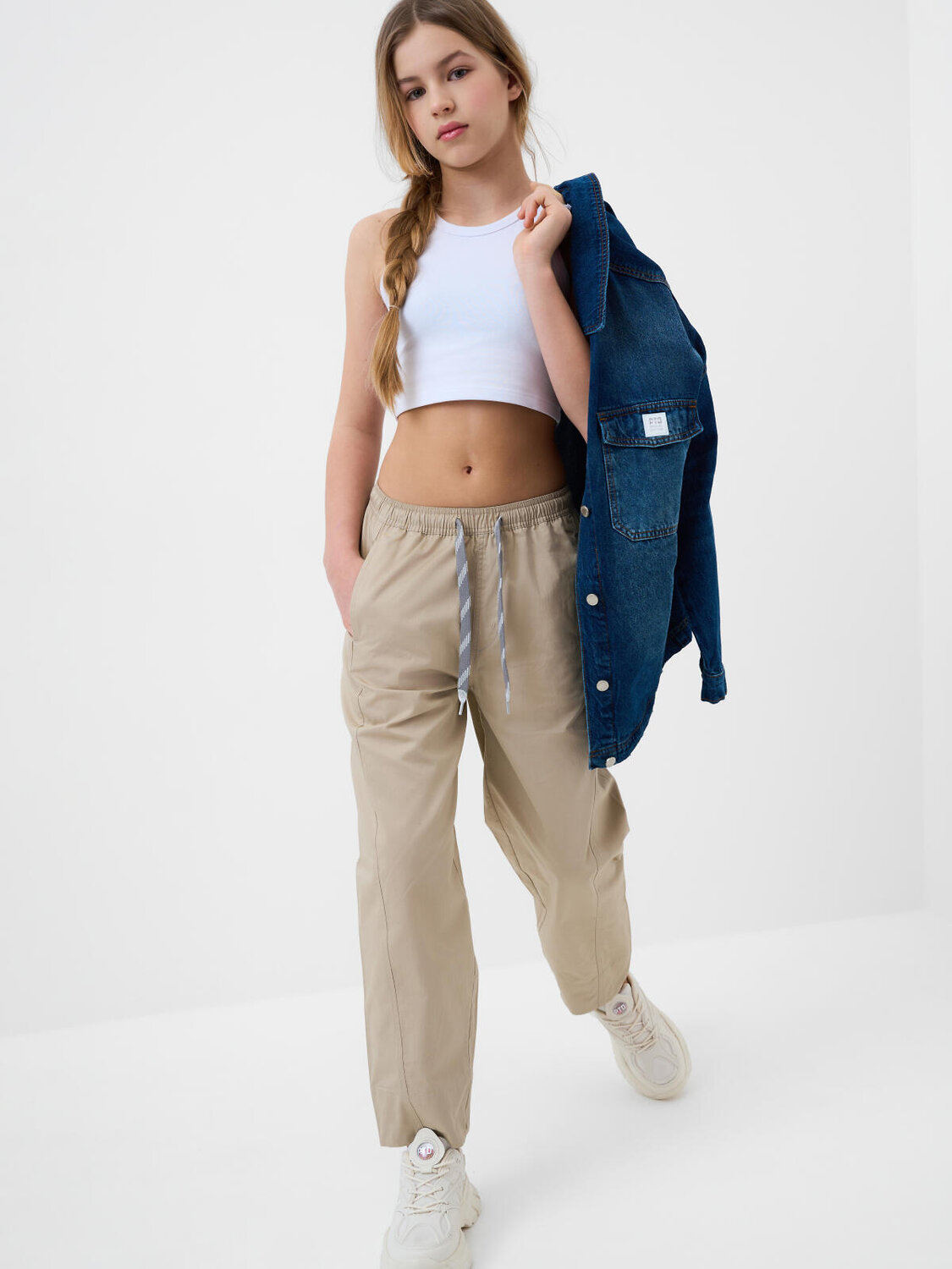 PLAYTODAY Брюки 585123 12621149 бежевый