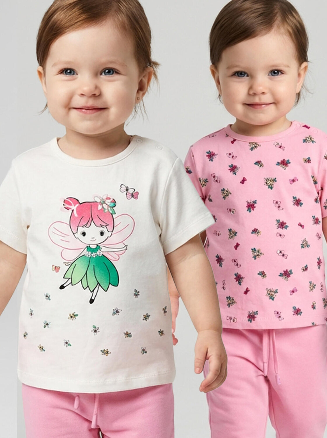 PLAYTODAY Джемпер 585132 12623027 розовый,белый