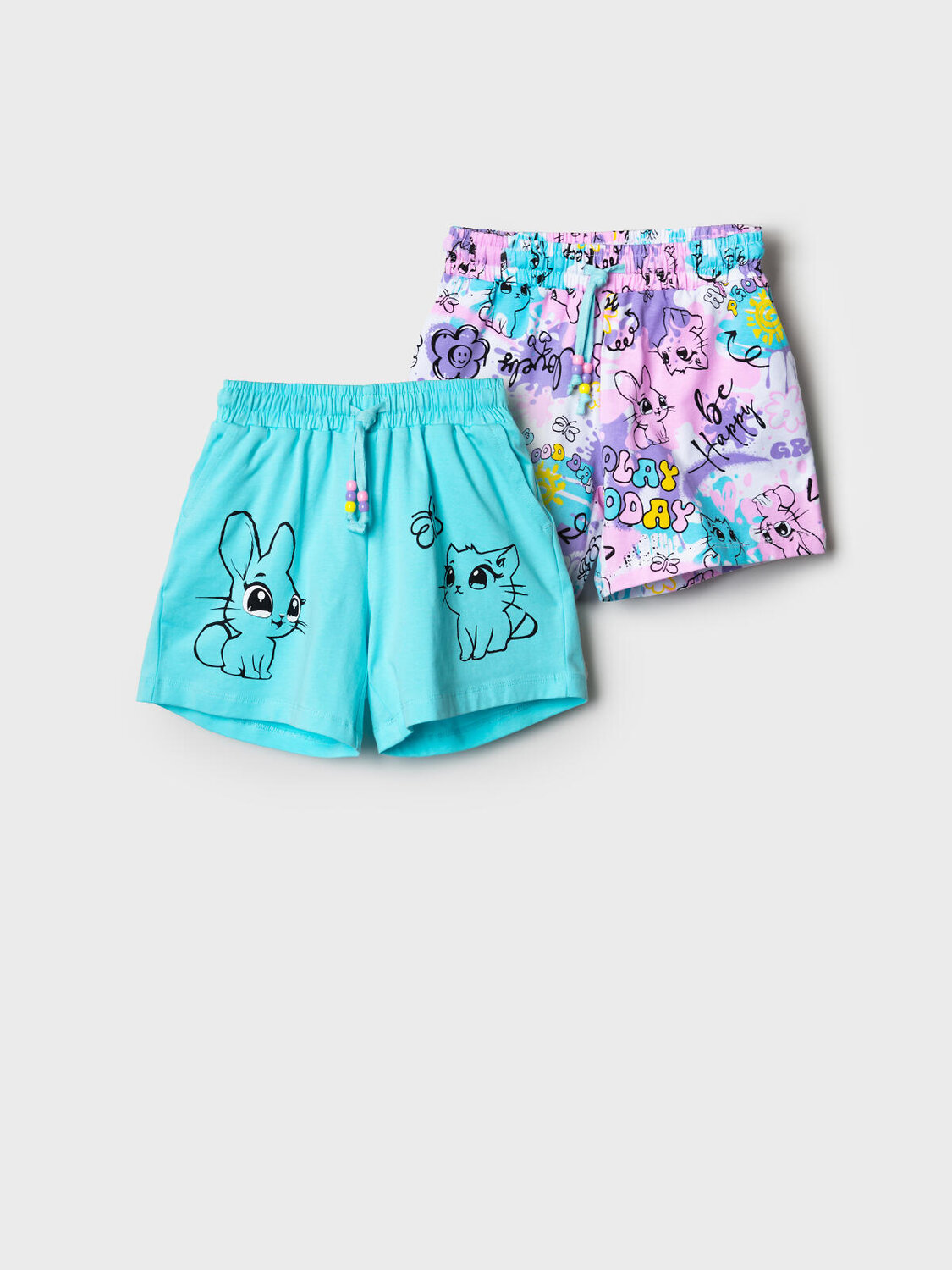 PLAYTODAY Шорты 585205 12622059 разноцветный